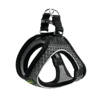 Hunter NY Hilo Comfort hundesele XXS antracitgrå just mave 31-33 cm - Let og blød pasform