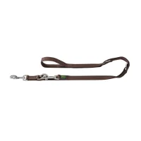 Hunter Nylon Lang hundeline 15/300 brun - Ekstra længde og fleksibel kontrol