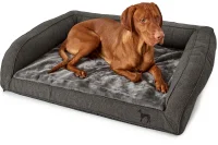 Hunter ortopædisk hundesofa Livingston Large 100 x 80 cm Antracit
