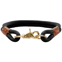 Hunter Oss Halsbånd 60 Sort - justerbart hundehalsbånd