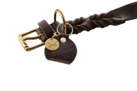 Hunter Sansibar Solid 60 Hundehalsbånd i læder - 48-54 cm