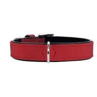 Hunter Softie hundehalsbånd 50 cm rød - 36-44 cm indstilling