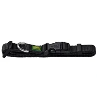 Hunter Vario Basic Halsbånd Sort M 30-45 cm - Ekstra bredt og komfortabelt halsbånd