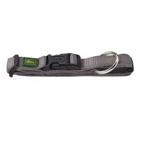 Hunter Vario Plus Halsbånd Grå M 35-53 cm - Komfortabelt og justerbart hundehalsbånd