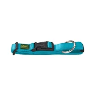Hunter Vario Plus Halsbånd Petroleumsblå L 40-63 cm - Komfortabelt og justerbart hundehalsbånd