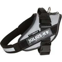 Julius K9 hundesele IDC sølvfarvet str 4