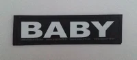 Julius K9 hundeskilt BABY stor