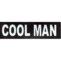 Julius K9 hundeskilt COOL MAN stor