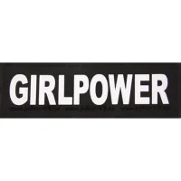 Julius K9 hundeskilt GIRLPOWER stor
