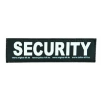 Julius K9 hundeskilt SECURITY stor