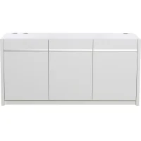 Kabinet 576 L 160x60x79 cm til MOVE i Hvid