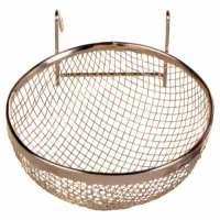 Kanarierede metal Ø 12 cm