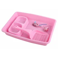 Kattekilling Starterkit Kattebakke Pink 37x27 cm