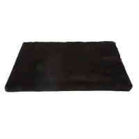 Kattens no 1 Bund med plys 50x50 cm Sort