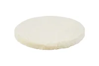 Kattens no 1 Rund hylde med plys 2 sider Ø 50 cm Cream