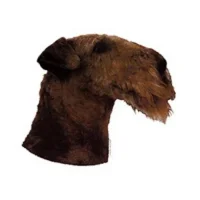 Klistermærke af Airedale Terrier Hoved Stor
