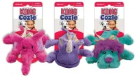 KONG Bamse Cozie Brights - blødt bamselegetøj til hunde