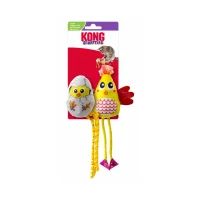 KONG Cat Scrattles Chicken 2 stk 23 x 8,5 x 3 cm med catnip