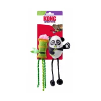 KONG Cat Scrattles Panda og bambus 2 stk ca. 23 cm med catnip