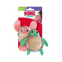 KONG Cat Tropics Pals 2 stk 15 x 14 x 2,5 cm med catnip