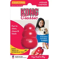 Kong Classic Rød XS - klassisk tyggelegetøj i gummi