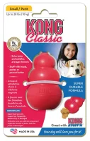 Kong Classic Small Rød - klassisk tyggelegetøj i gummi