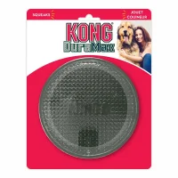 KONG Duramax Puck Grå L 14 cm - slidstærkt hundelegetøj til tyggeglade hunde