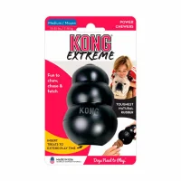 Kong Extreme Original Sort Medium - ekstra slidstærkt tyggelegetøj