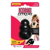 Kong Extreme Original Sort Small - ekstra slidstærkt tyggelegetøj