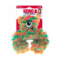KONG Frizzles Frazzle M 23 cm - langhåret monsterbamse med lyd