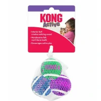 Kong Kattelegetøj Active Tennisbolde med klokker Ø4 cm