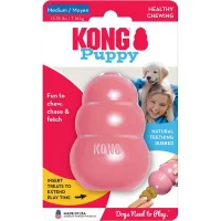 KONG Puppy Medium - hvalpelegetøj til leg og tyggetræning