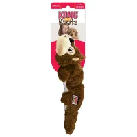 KONG Scrunch Knots Squirrel S/M - egern hundelegetøj med reb