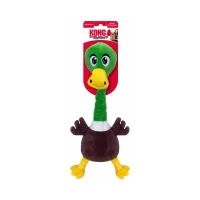 KONG Shakers Bobz Mallard 29 cm - lang andebamse med dyb lyd
