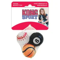 KONG Sport Balls S 3 stk 5 cm - slidstærke små hundebolde