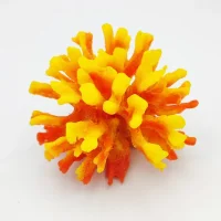 Kunstig koral Pavona cactus (Orange) 12x12x10 cm
