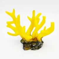 Kunstig koral Seriatopora (Yellow) 15x8x13 cm