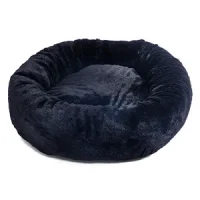 KW Fluffy Donut hundeseng Ø 60 cm TILBUD Sort