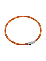 LED Visio Light Halsbånd Orange 20-70 cm - Opladeligt og tilpasset synlighed