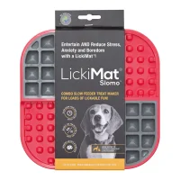 LickiMat Slomo Pink slikkemåtte til hunde og katte