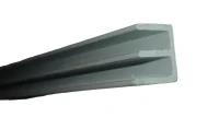 MiniZoo plastskydeliste grå overdel 100 cm (4 mm)
