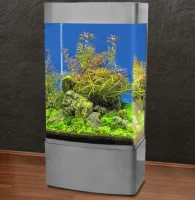 MiniZoo Søjle Akvarium 80 Sølv
