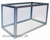 MiniZoo sølv aluminiums akvarie 240 liter.