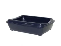 Moderna kattebakke 42x31x13 cm i sort med kant