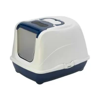 Moderna kattetoilet 50x39x37 cm i Blue Berry