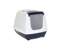 Moderna kattetoilet Jumbo 58x45x42 cm i mørkeblå