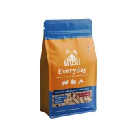 MUSH Everyday Blå frysetørret okse kalkun laks 400 g - fuldfoder til hund