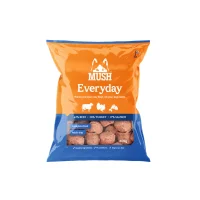 MUSH Everyday Blå okse kalkun laks 800 g - råfoder til hund