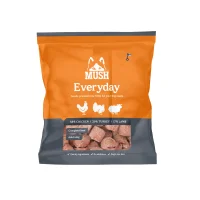 MUSH Everyday Grå kylling kalkun lam 3 kg - råfoder til hund