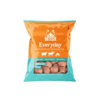 MUSH Everyday Isblå okse rensdyr laks 800 g - råfoder til hvalpe